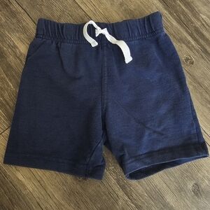 Navy BLUE Pull On Cotton Shorts 18M